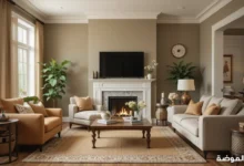 احدث الوان الدهانات للصالة